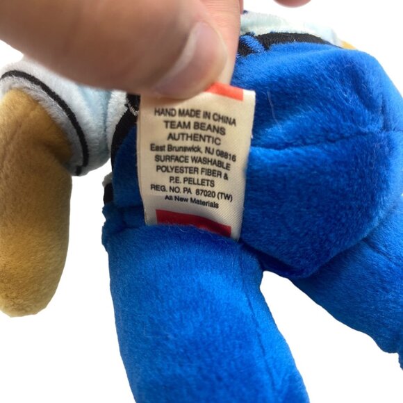 Team Beans Armed Forces Navy Teddy Bear Plush Stuffed Animal Toy 8" NWT - Picture 4 of 8